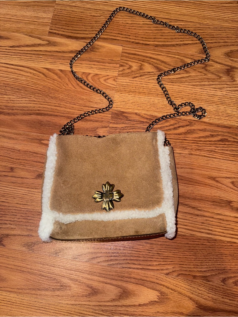 Patricia Nash Harlow Suede Flap Bag